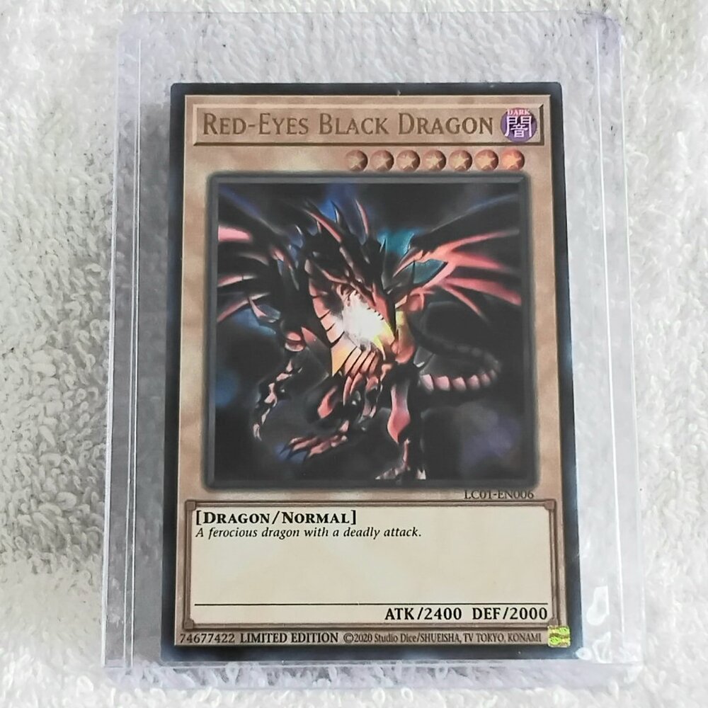 3/$35 Mint 2020 Yu-Gi-Oh! Red-Eyed Black Dragon LC01-EN006 UR Holo 1st Ed Card!!